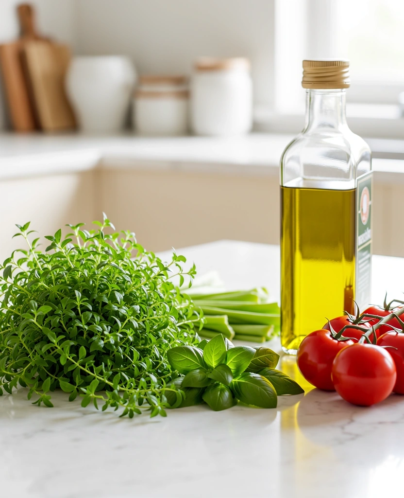 Frische Zutaten für gesundes Kochen